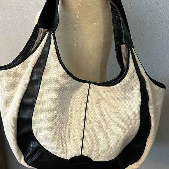 American Leather Co. Finley Canvas Large Tote   NWOT - Picture 2 of 14